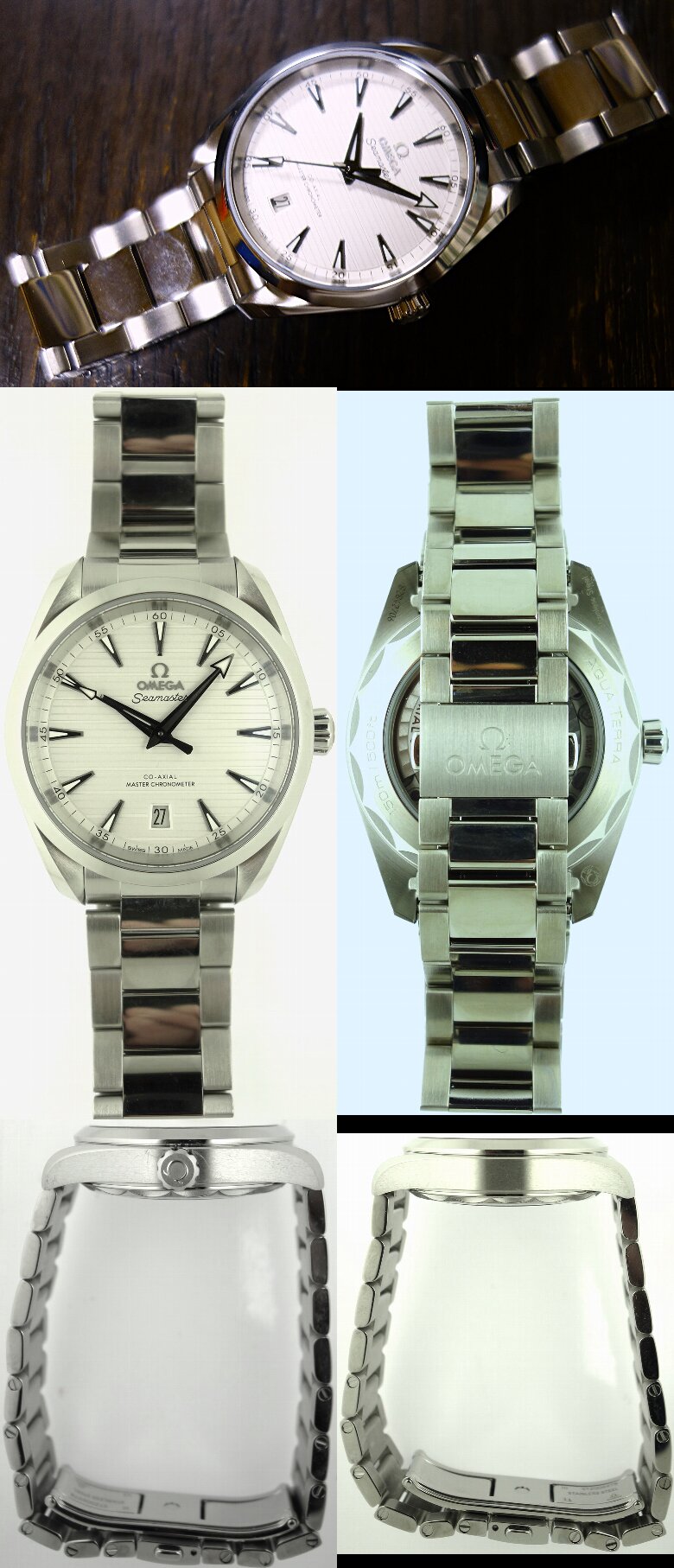 オメガ シーマスター アクアテラ  コーアクシャル マスタークロノメーター 38mmの写真